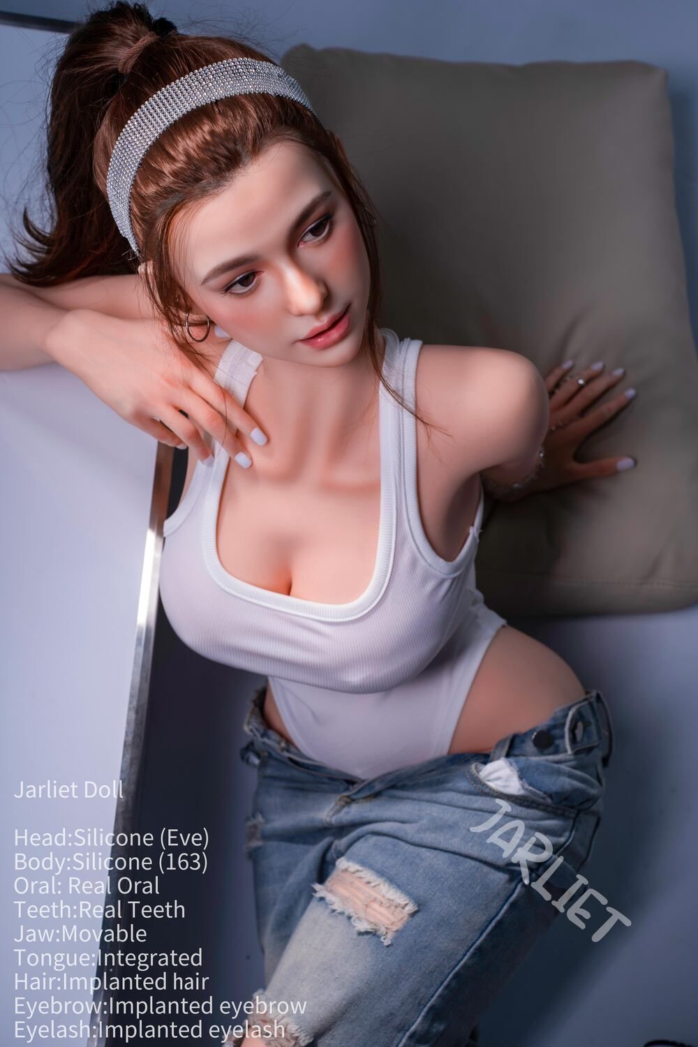 Picture of Jarliet Doll 5ft4/163cm G-cup Silicone Head Sex Doll – Eve [In Stock | US Only]