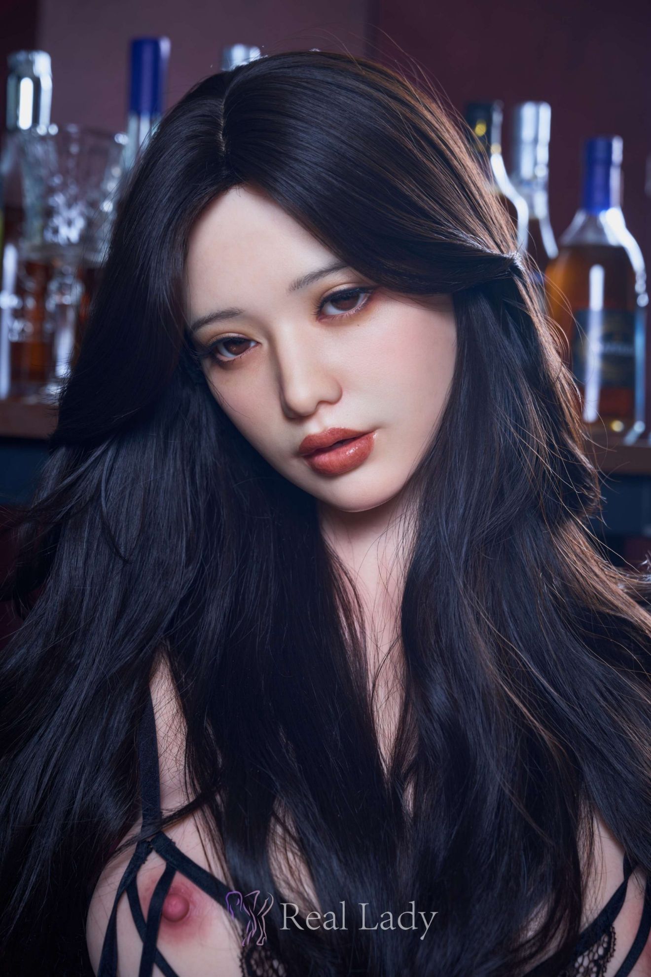 Picture of Real lady Sex Doll | 170cm/5ft7 Midnight Charmer Natural Skin Silicone Sex Doll – Jina (ROS Max Head R21)