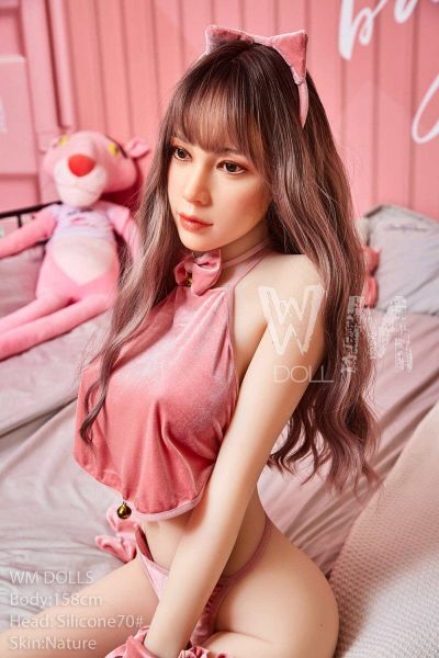 Picture of 158cm/5ft2 D-cup Silicone Head Sex Doll – Alessia