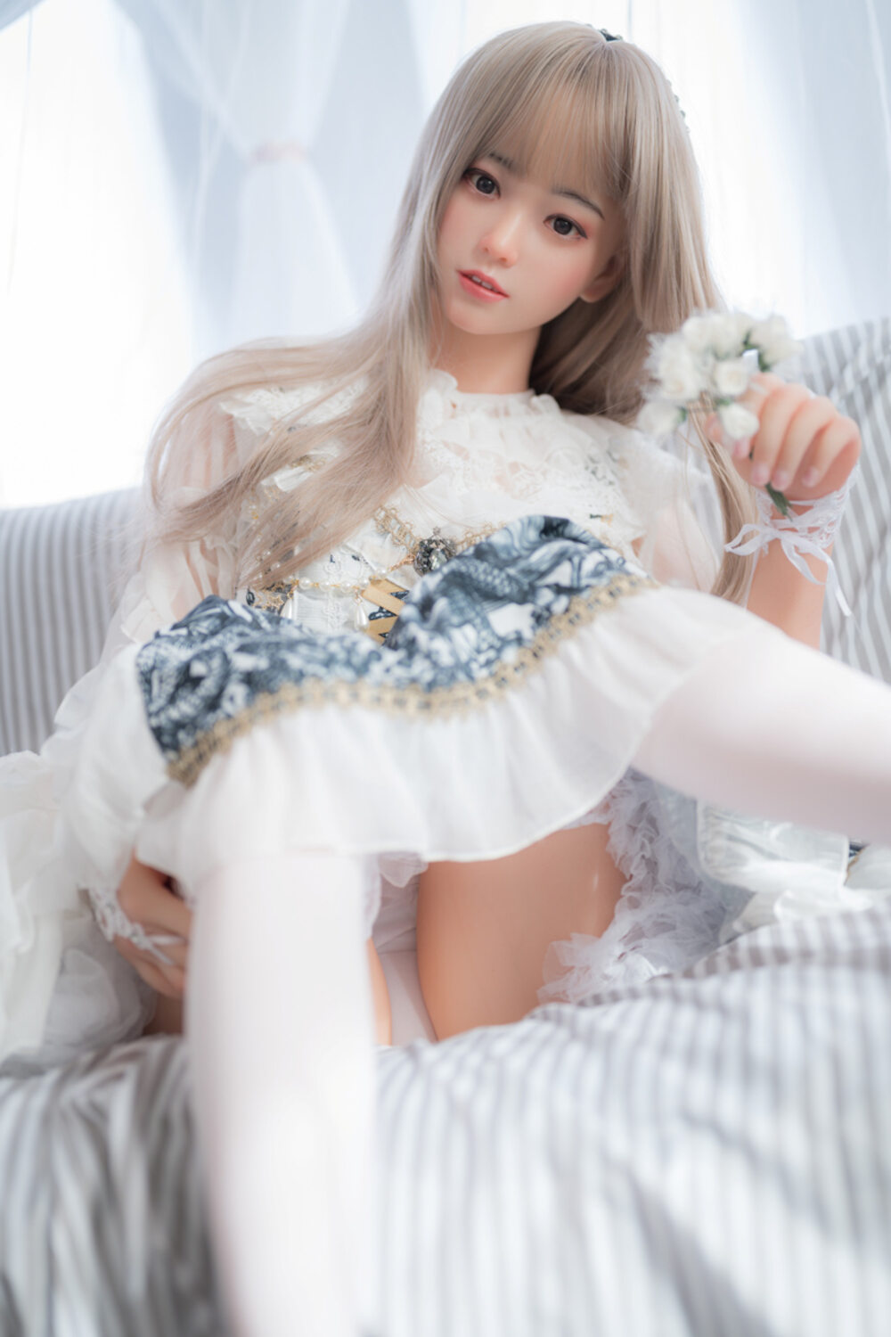 Picture of Mini Sex Doll - Hybrid Sex Doll 150cm/4ft11 D-cup Silicone Head Sex Doll – Mia