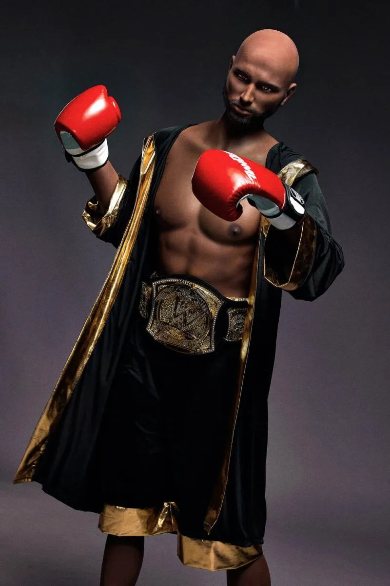 Picture of Irontech Male Sex Doll 175cm/5ft9 Male TPE Sex Doll – Kevin (Black Skin)