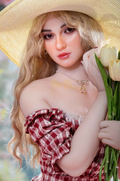 Picture of Irontech Silicone Doll 162cm/5ft4 A-cup Silicone Head Sex Doll – Tina