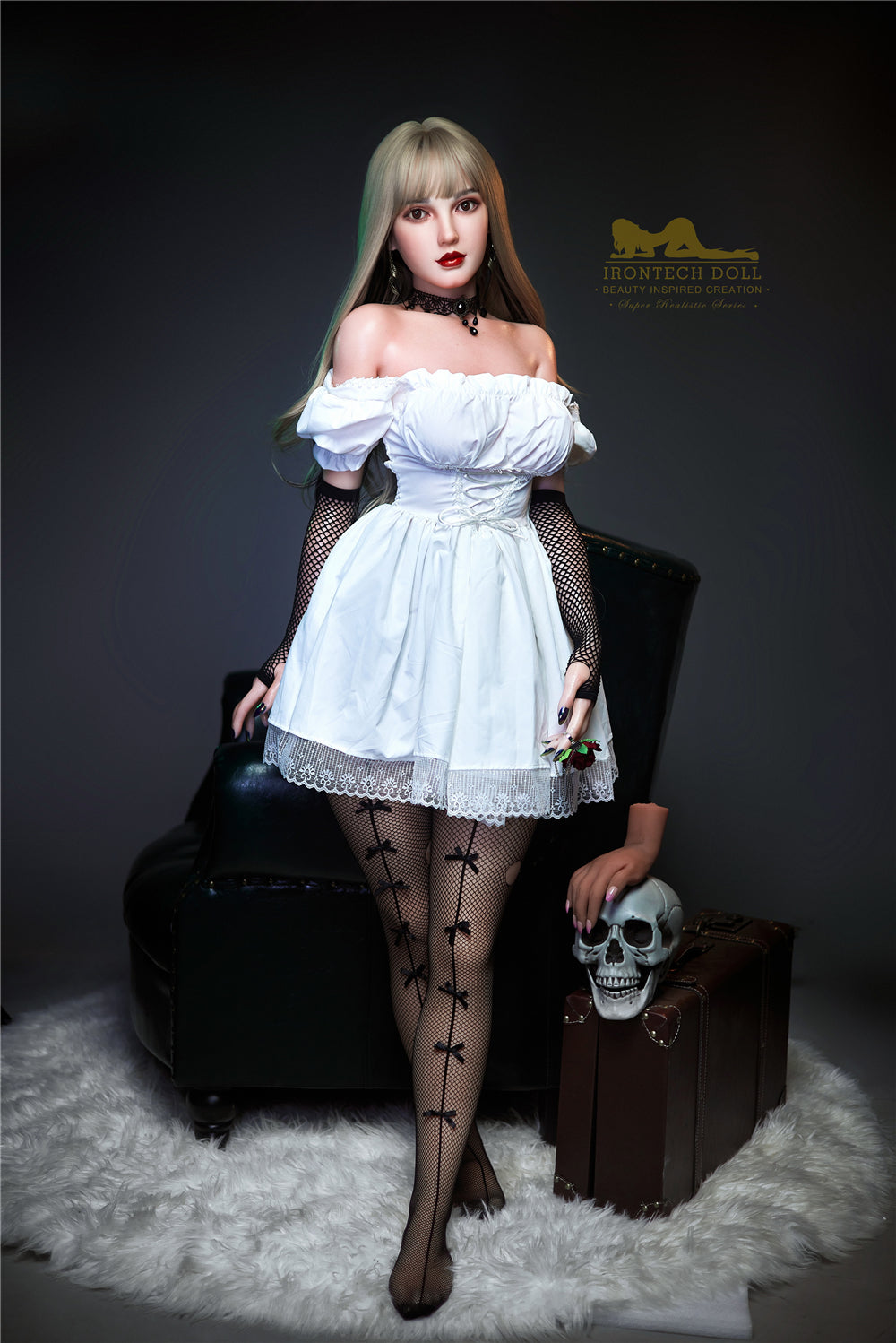 Picture of Irontech Silicone Sex Doll Cherry S9: Irontech White Sex Doll(Full Silicone)