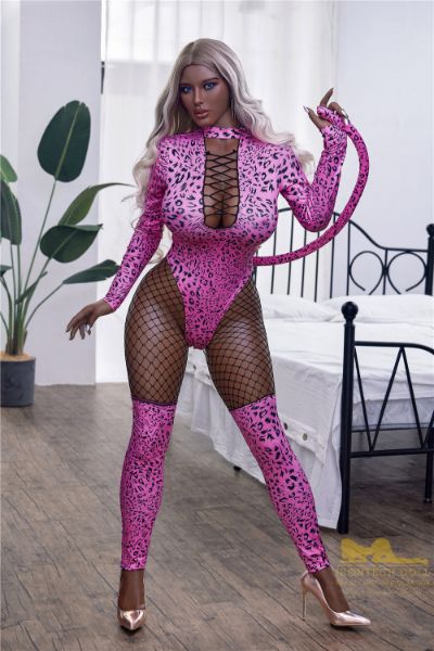 Picture of Irontech Silicone Doll S26(ROS Available): Irontech Black Sex Doll (Full Silicone)