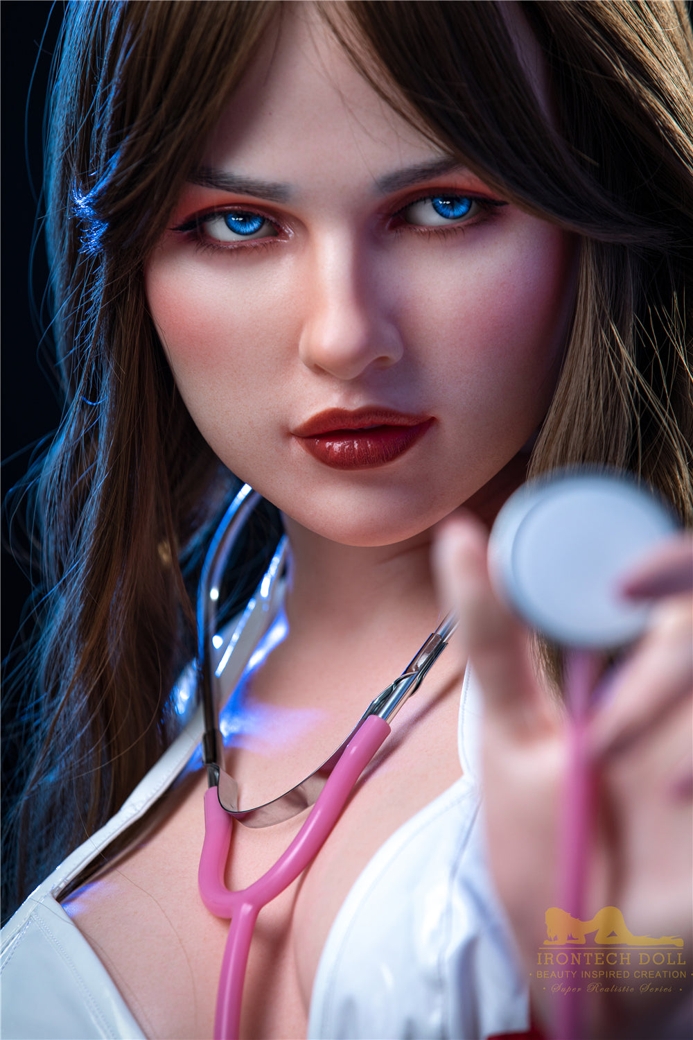 Picture of Irontech Silicone Sex Doll Hazel S18(ROS Available): White Sex Doll (Full Silicone)