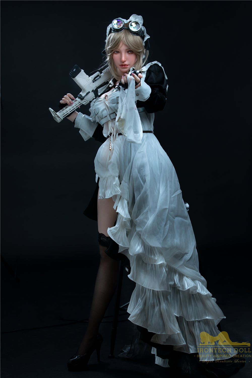 Picture of Irontech Silicone Sex Doll Eva S15: Irontech White Sex Doll (Full Silicone)