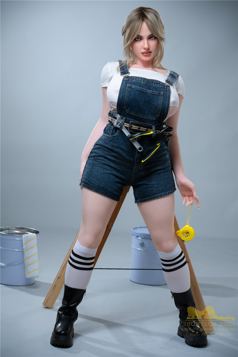 Picture of Irontech Silicone Sex Doll Luna S17(ROS Available): White Sex Doll (Full Silicone)