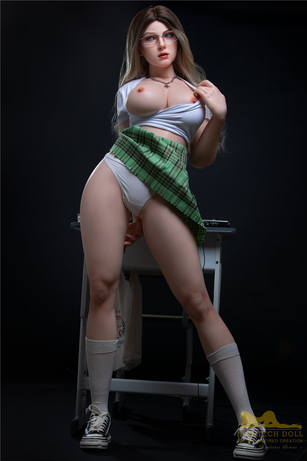Picture of Irontech Silicone Sex Doll Fenny S29(ROS Available): White Sex Doll (Full Silicone)
