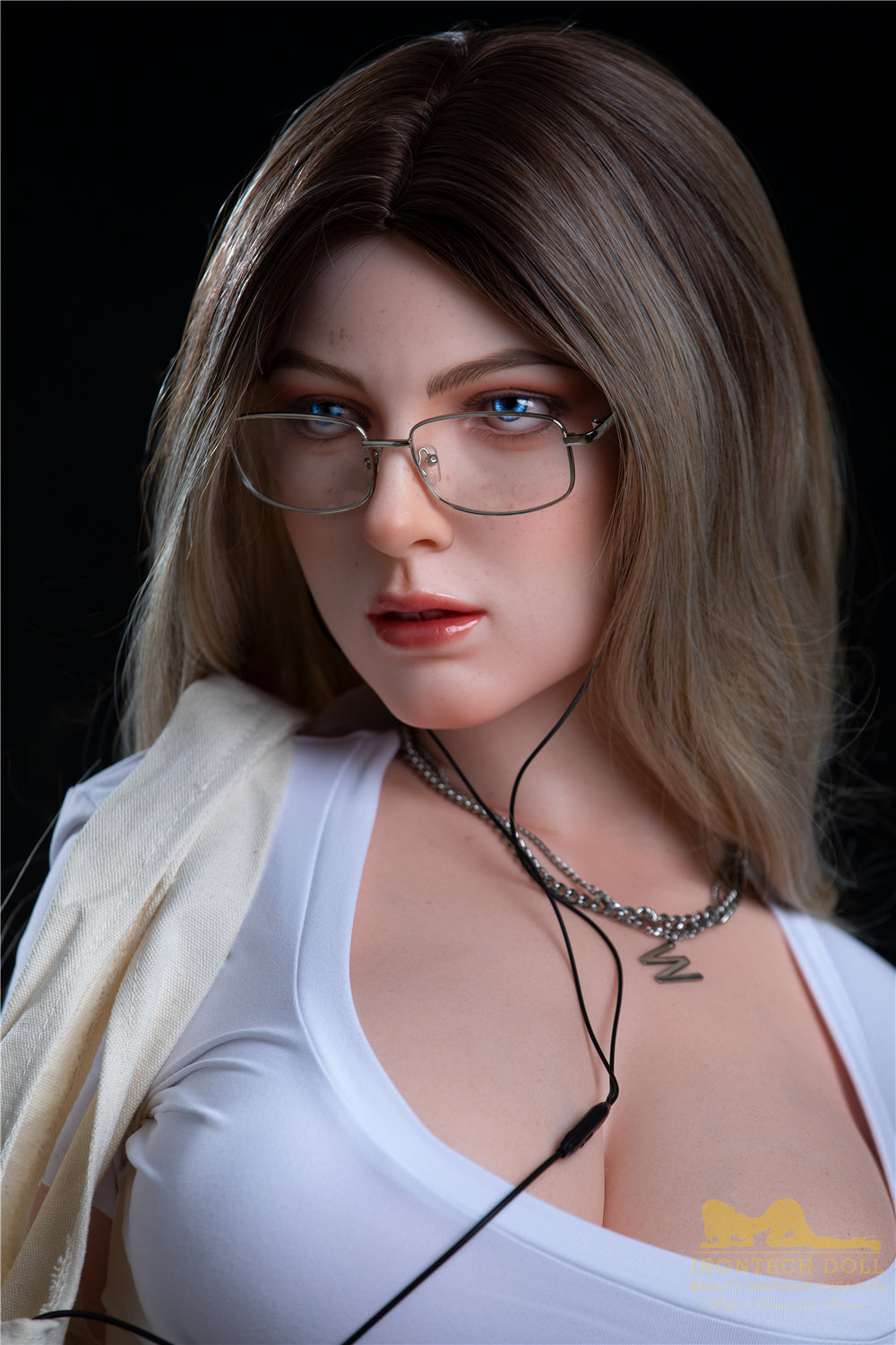 Picture of Irontech Silicone Sex Doll Fenny S29(ROS Available): White Sex Doll (Full Silicone)