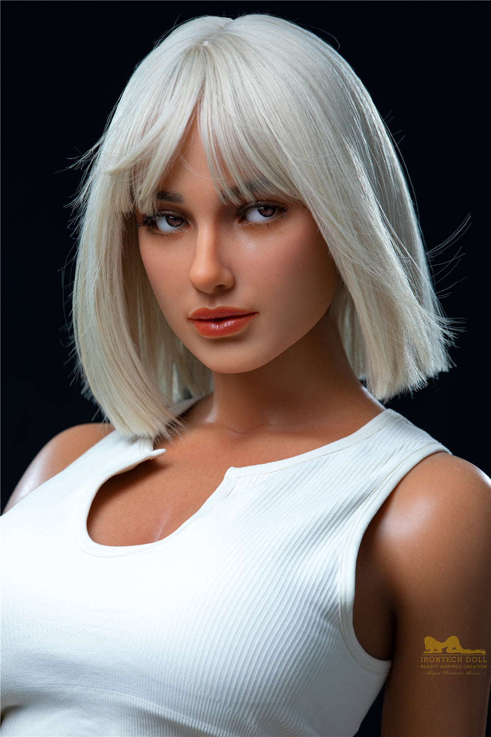 Picture of Irontech Silicone Doll Luna S17(ROS Available): Irontech Female White Sex Doll (Full Silicone)