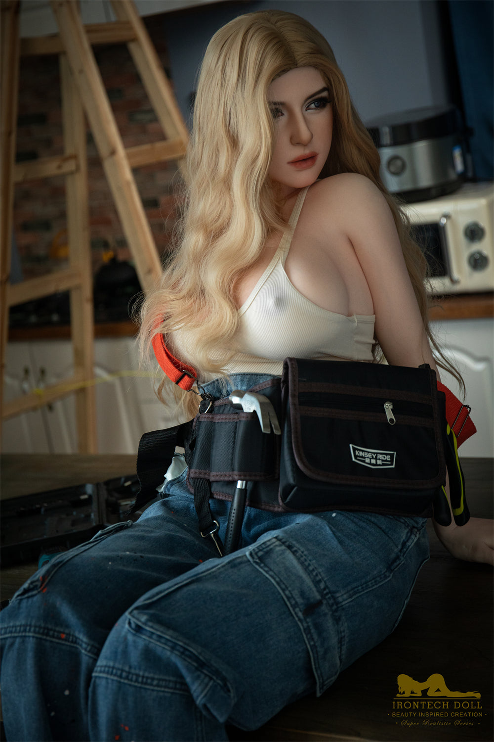 Picture of Irontech Silicone Sex Doll Flora S38: White Sex Doll (Full Silicone)