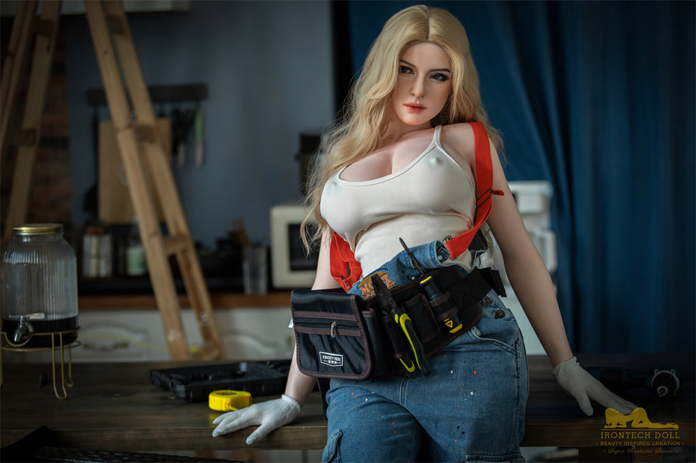 Picture of Irontech Silicone Sex Doll Flora S38: White Sex Doll (Full Silicone)