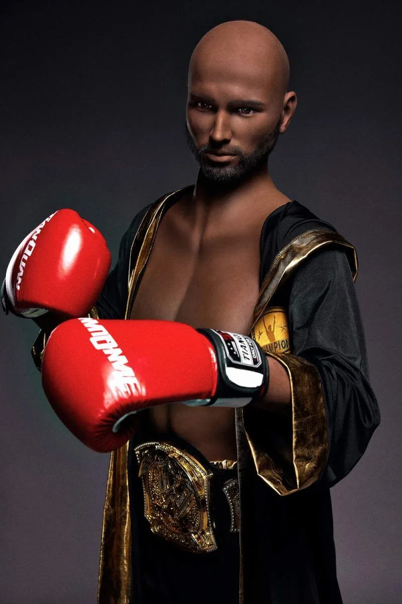 Picture of Irontech Male Sex Doll 175cm/5ft9 Male TPE Sex Doll – Kevin (Black Skin)