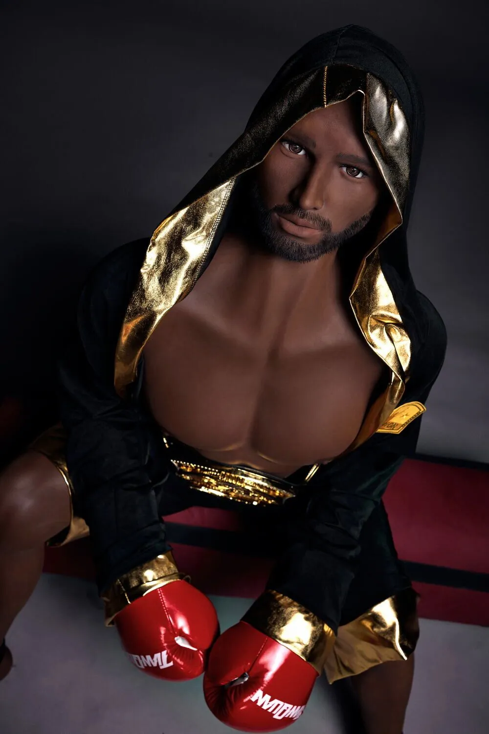 Picture of Irontech Male Sex Doll 175cm/5ft9 Male TPE Sex Doll – Kevin (Black Skin)