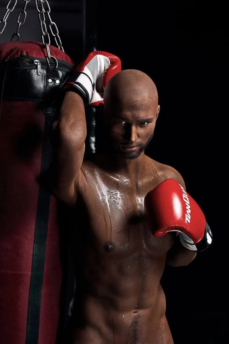 Picture of Irontech Male Sex Doll 175cm/5ft9 Male TPE Sex Doll – Kevin (Black Skin)