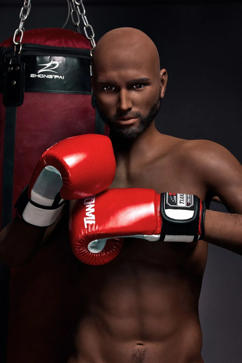 Picture of Irontech Male Sex Doll 175cm/5ft9 Male TPE Sex Doll – Kevin (Black Skin)