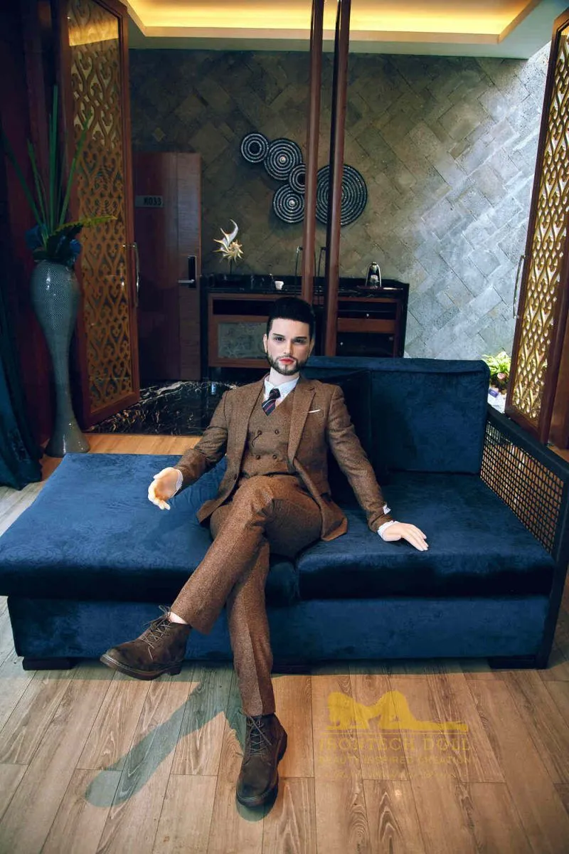 Picture of Irontech Male Sex Doll 162cm/5ft4 Male Silicone Head Sex Doll – Kevin (White Skin)