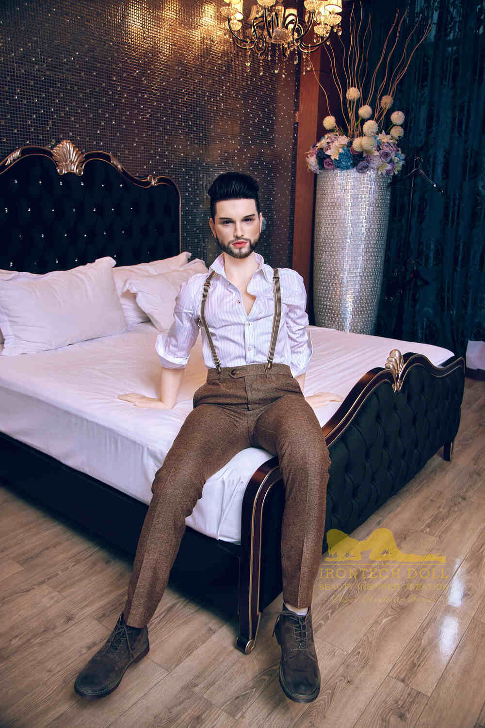 Picture of Irontech Male Sex Doll 162cm/5ft4 Male Silicone Head Sex Doll – Kevin (White Skin)