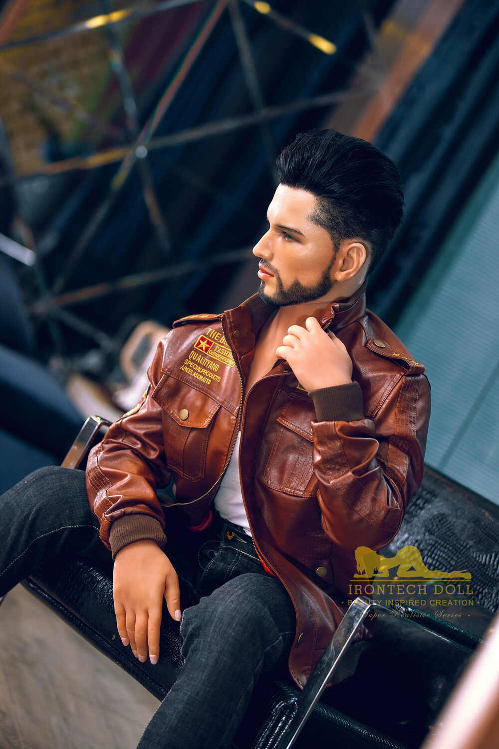 Picture of Irontech Male Sex Doll 162cm/5ft4 Male Silicone Head Sex Doll – Kevin (Tan Skin)