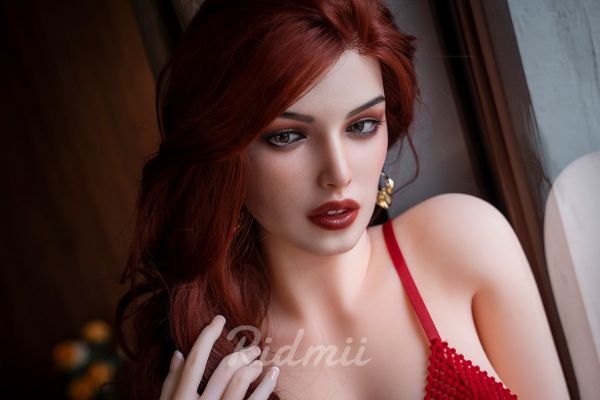 Show details for RIDMII Gracy Unique Design 5'4 FT (166cm) Silicone Head TPE Body Red Hair Small Breasts Adult Sex Doll Picture of RIDMII Gracy Unique Design 5'4 FT (166cm) Silicone Head TPE Body Red Hair Small Breasts Adult Sex Doll