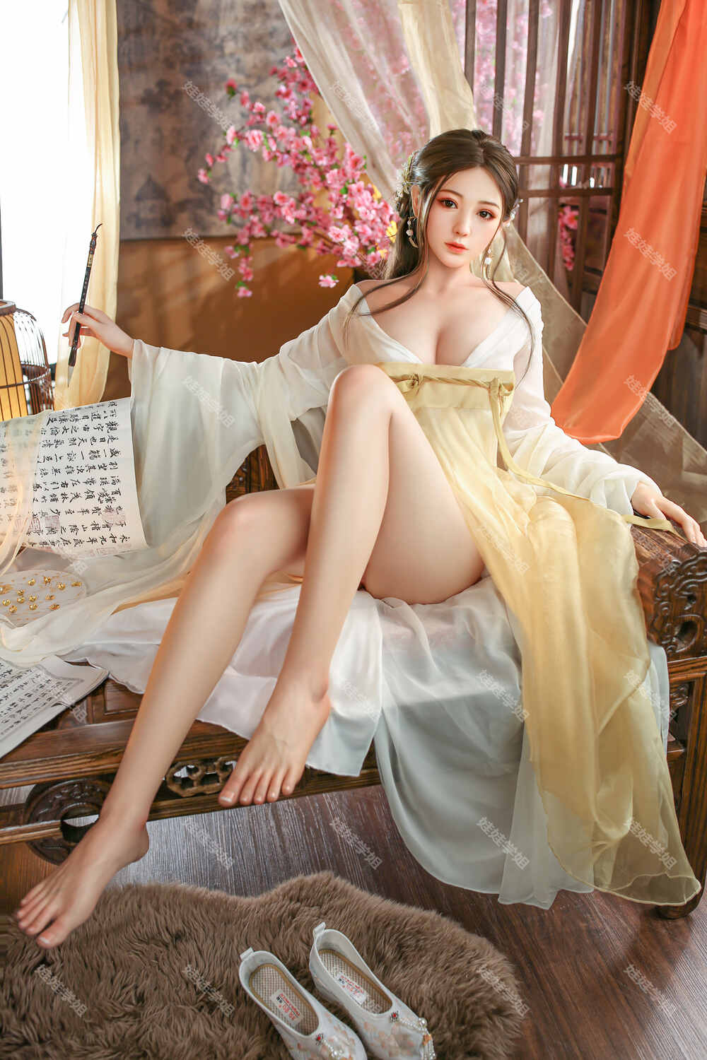 Picture of Doll Senior Hybrid Sex Doll 168cm/5ft6 E-cup Silicone Head Sex Doll – Baiyi