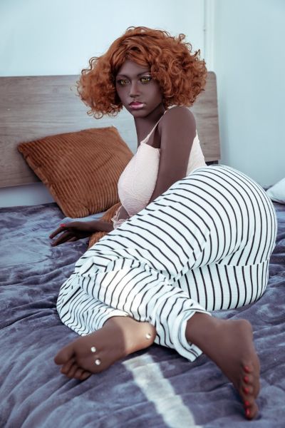 Show details for Black Lifelike TPE Sex Doll Amy 158cm #C10 Picture of Black Lifelike TPE Sex Doll Amy 158cm #C10