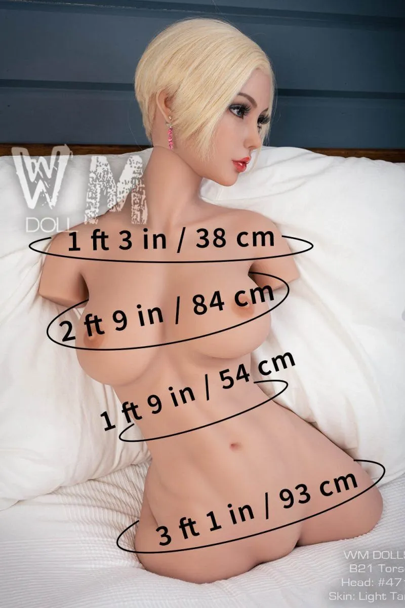 Picture of WM Sex doll Torso - 82cm/2ft8 E-cup Torso TPE Sex Doll – Ella Finn