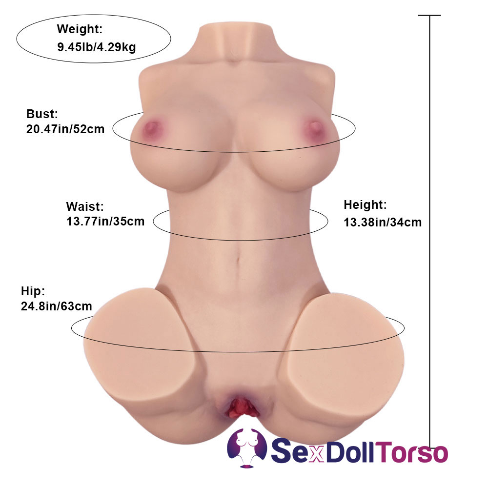 Picture of Torso Sex Doll Gal: (9.45LB) Portable Big Boobs With Butt Male Masturbator