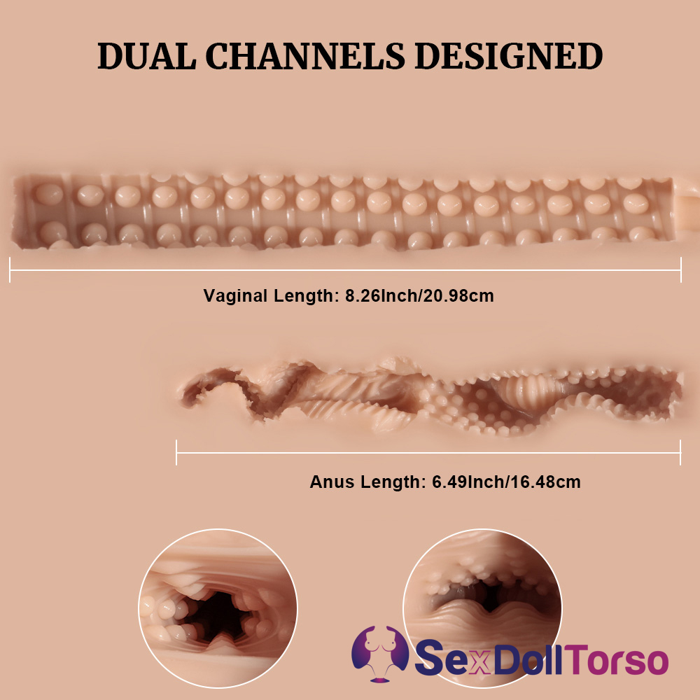 Picture of Torso Sex Doll Renee: (33.07LB) Automatic Sucking Vagina Sex Doll Toy