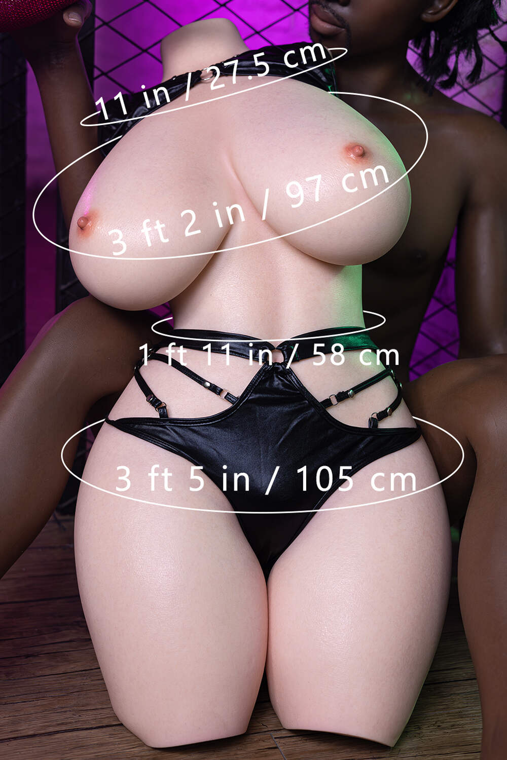 Picture of Sigafun - 85cm/2ft9 K-cup Silicone Life-size Sex Doll Torso