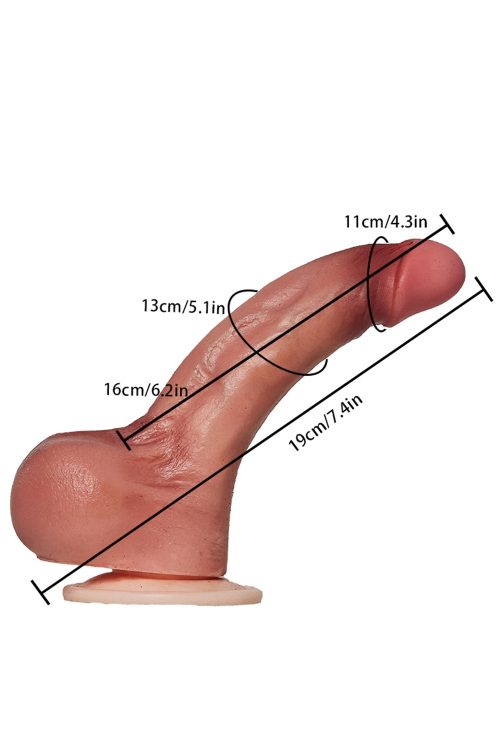 Picture of Sigafun - 16cm/6in 0.77LB Silicone Dildo