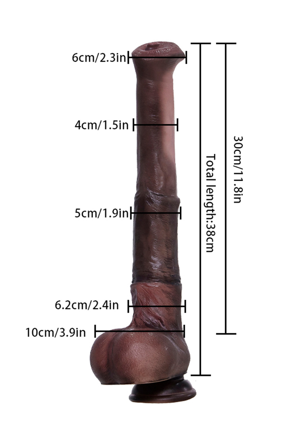 Picture of Sigafun - 30cm/12in 2.86LB Silicone Dildo