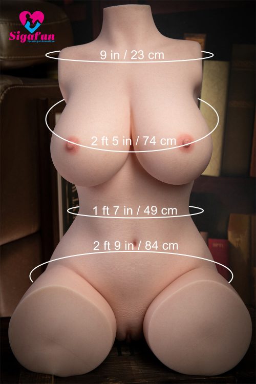 Picture of Sigafun - 55cm/1ft10 43.8LB Silicone Life-size Sex Doll Torso