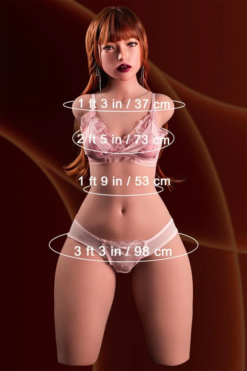 Picture of Climax - 110cm/3ft7 64.6LB Silicone Head Sex Doll Torso – Polly
