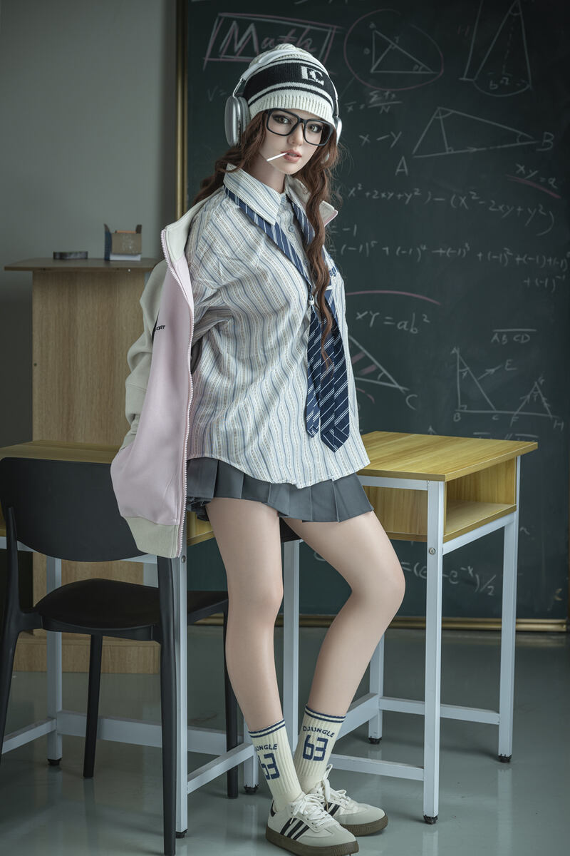 Picture of 160cm/5ft3 D-cup Silicone Head Sex Doll – Fria