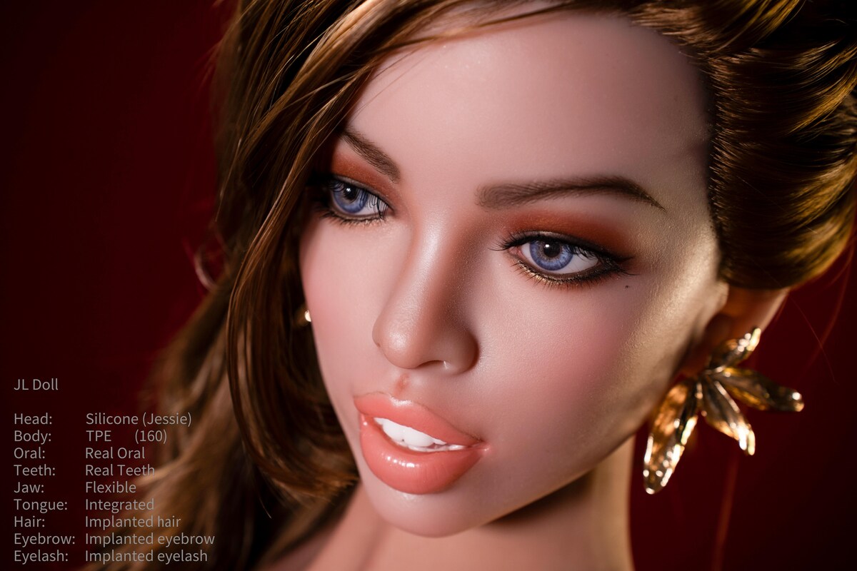 Picture of Jarliet Hybrid Sex Doll 160cm/5ft3 M-cup Silicone Head Sex Doll – Jessie