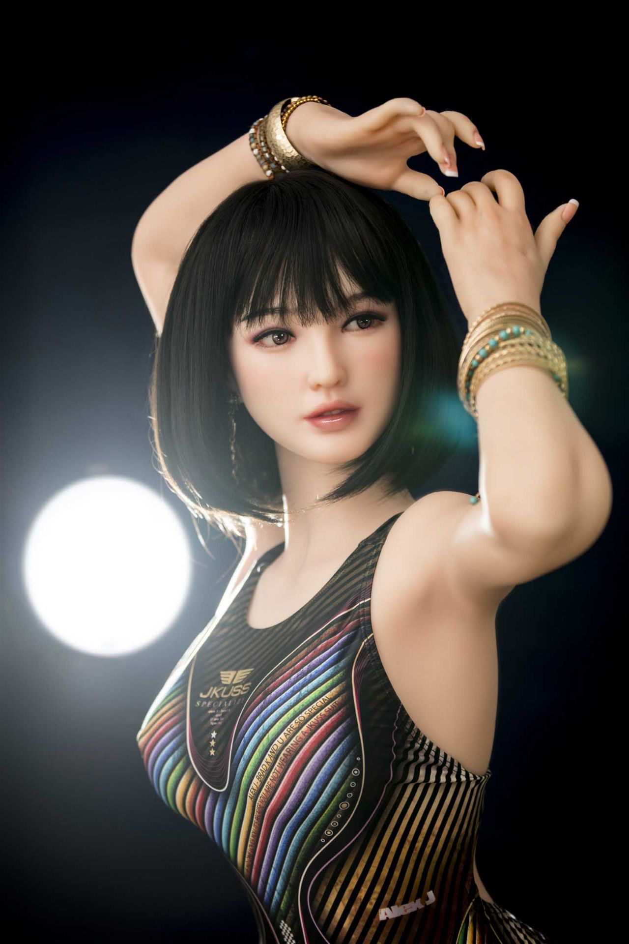Picture of 162cm/5ft4 G-cup Silicone Sex Doll – Linyanyan
