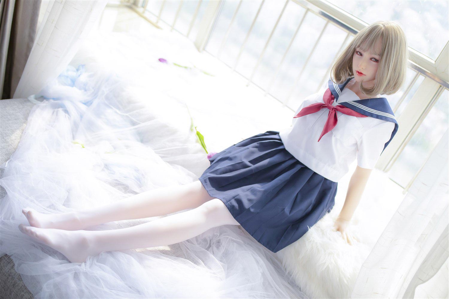 Picture of 160cm/5ft3 G-cup Silicone Sex Doll – Linine