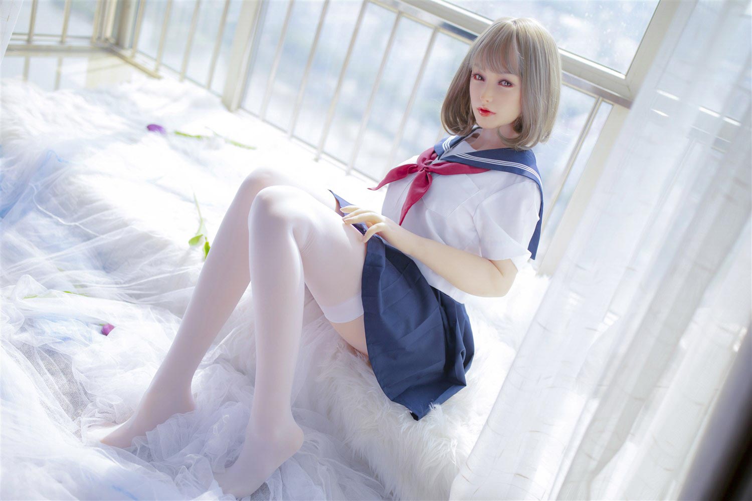Picture of 160cm/5ft3 G-cup Silicone Sex Doll – Linine