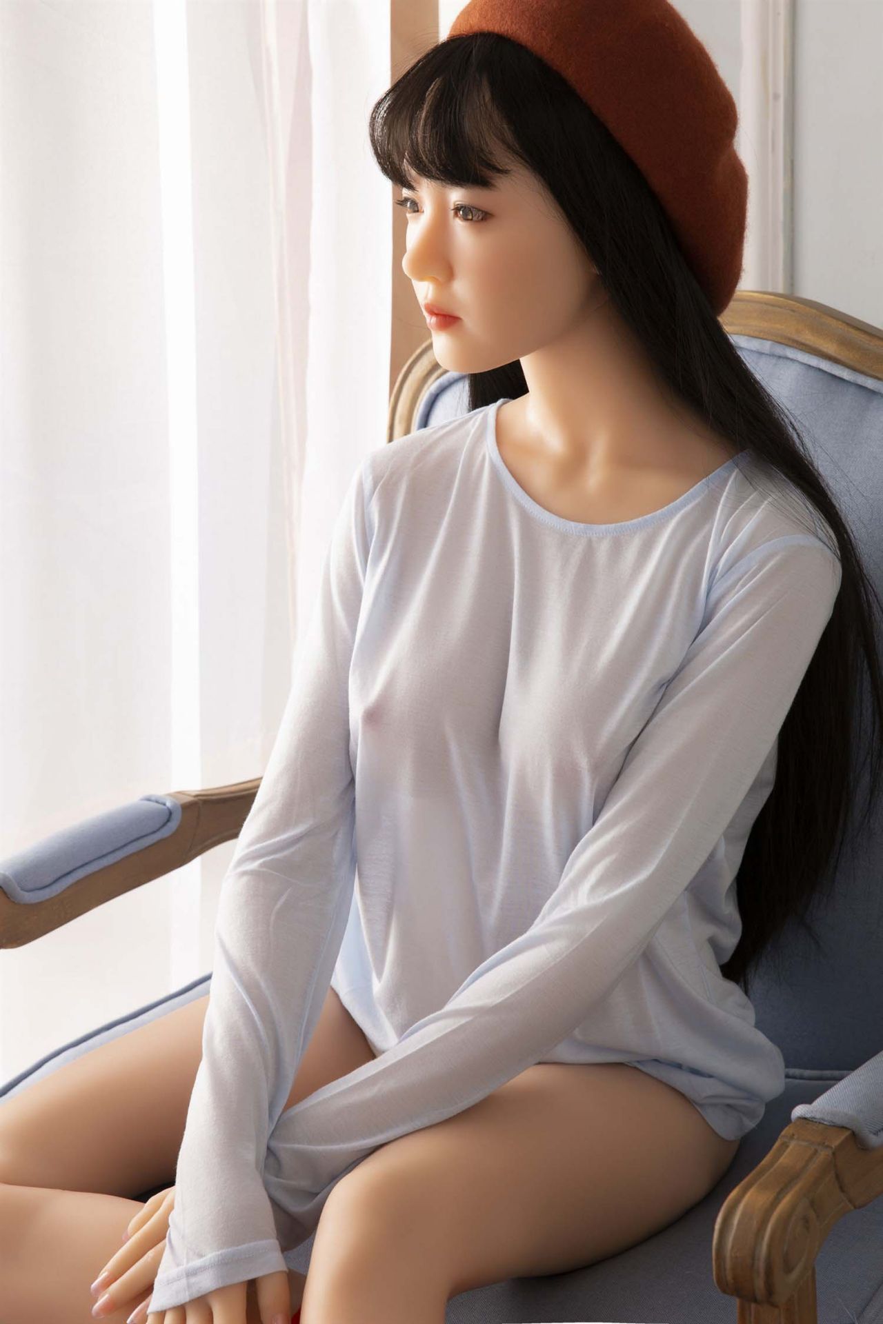 Picture of 152cm/4ft12 F-cup Silicone Sex Doll – Chulian