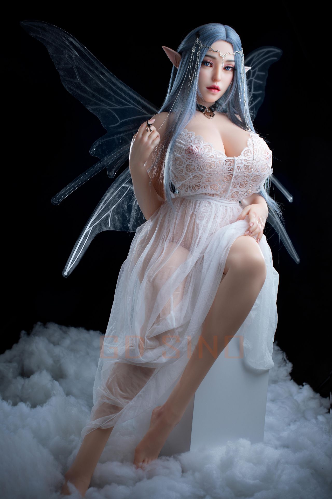 Picture of GD Sino 155cm/5ft1 L-cup Silicone Sex Doll – G155 Body + G1 Luoning (cat-like makeup) - Luoning