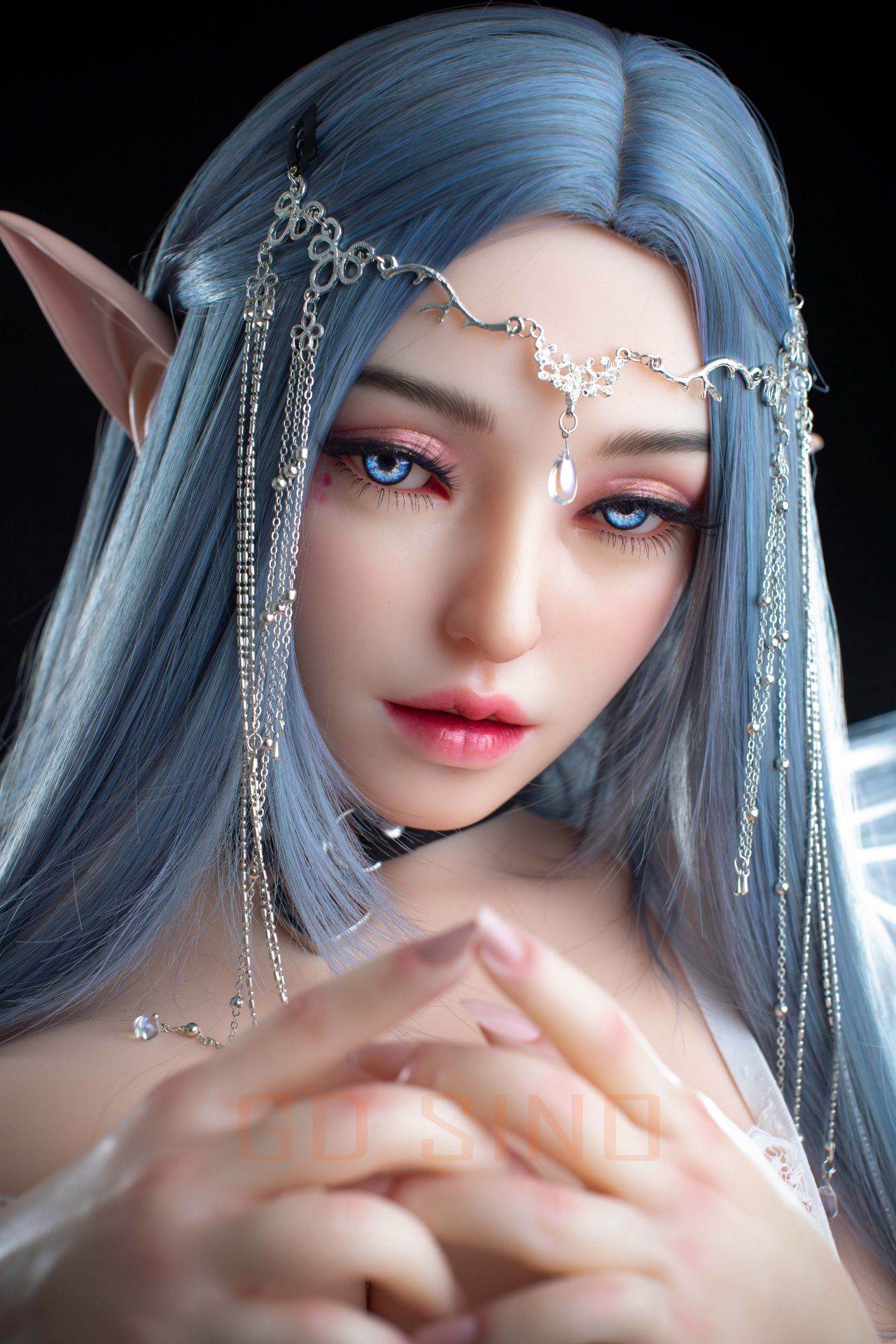 Picture of GD Sino 155cm/5ft1 L-cup Silicone Sex Doll – G155 Body + G1 Luoning (cat-like makeup) - Luoning