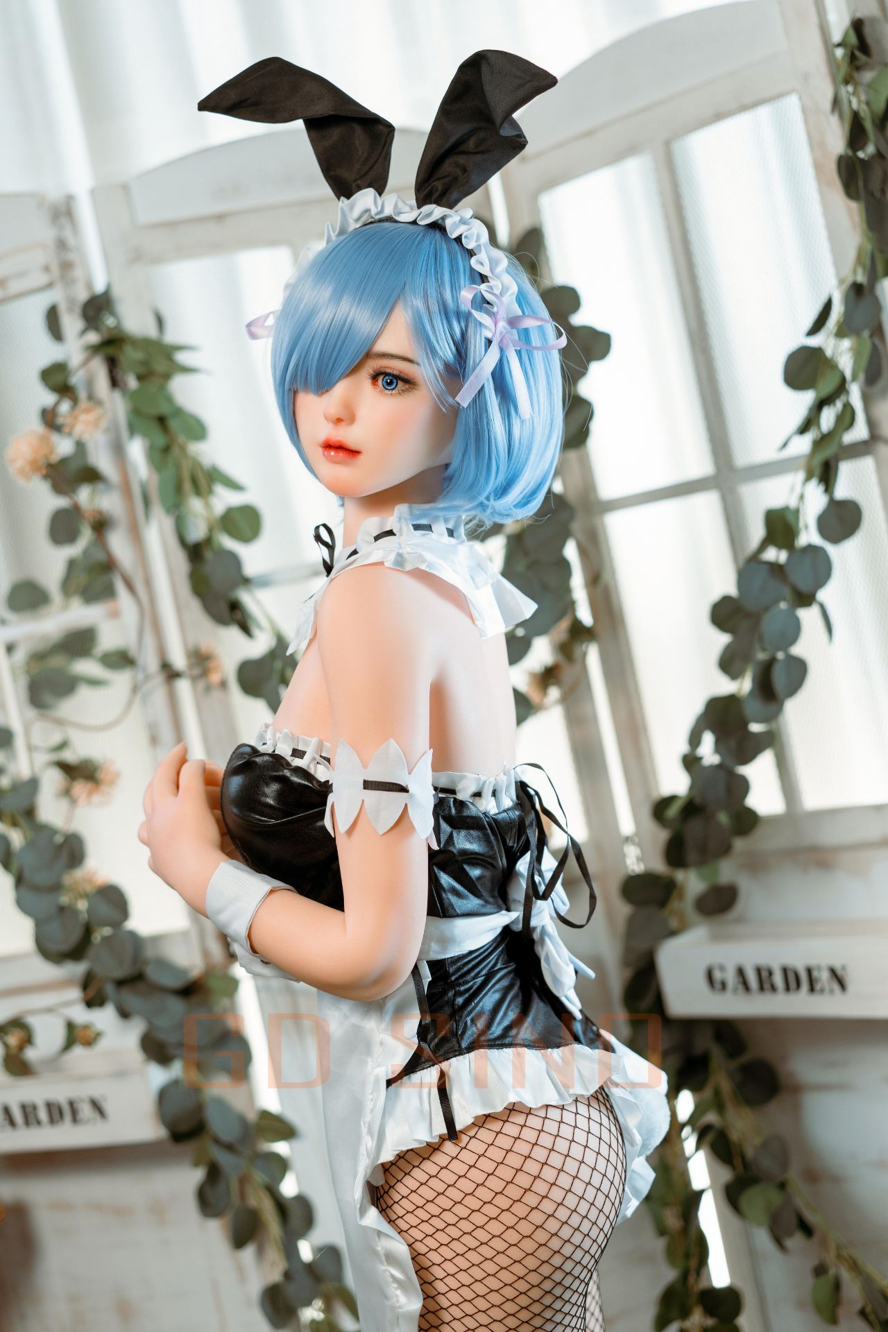 Picture of GD Sino 156cm/5ft1 C-cup Silicone Sex Doll – G1 Luozi (Cos Rem)