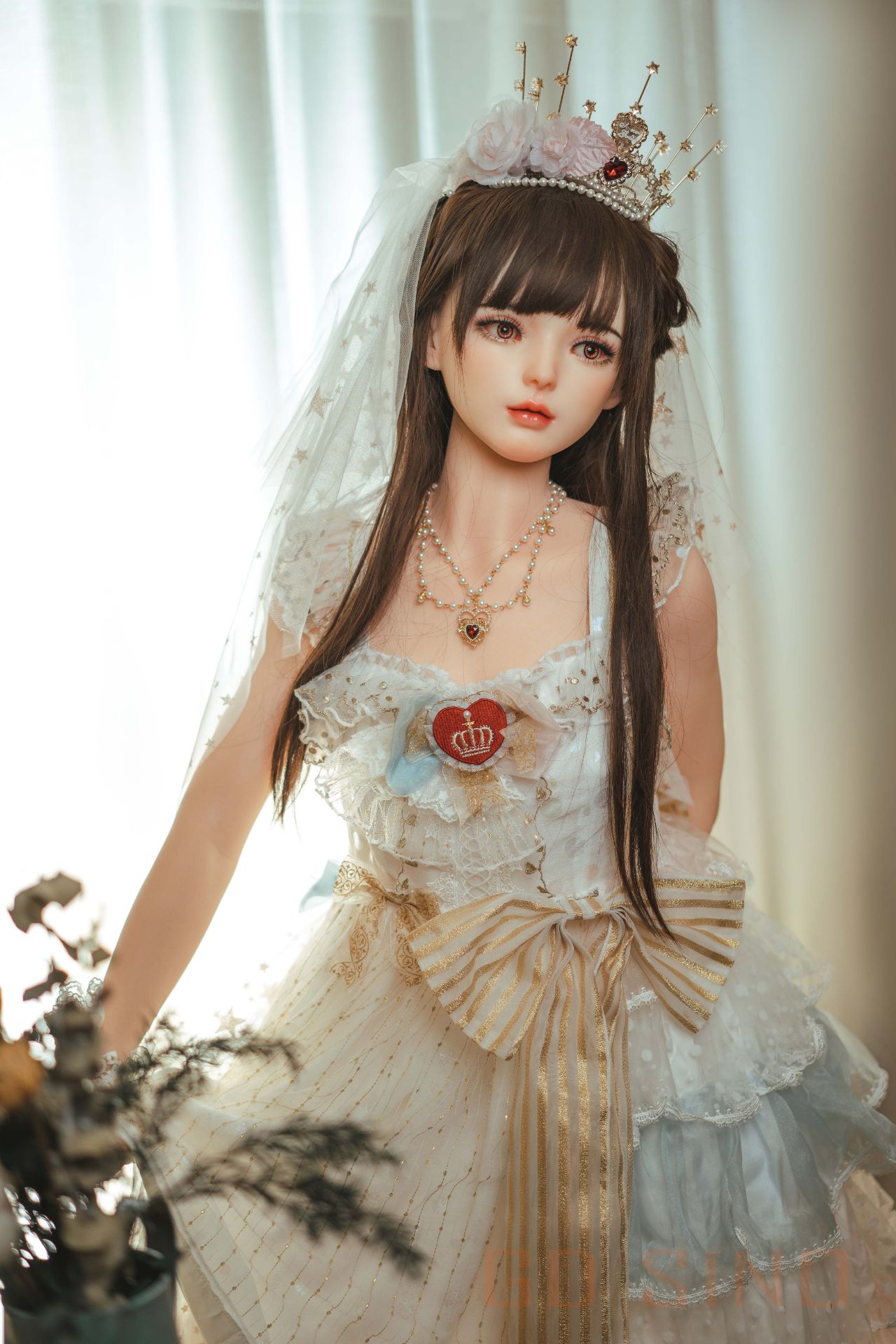 Picture of GD Sino Doll 156cm/5ft1 C-cup Silicone Sex Doll – Luozi (Little princess)