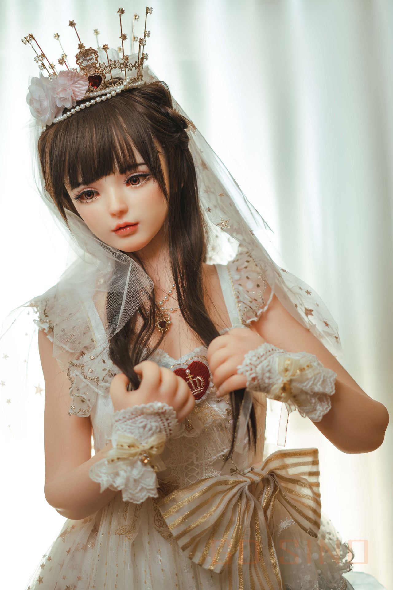 Picture of GD Sino Doll 156cm/5ft1 C-cup Silicone Sex Doll – Luozi (Little princess)