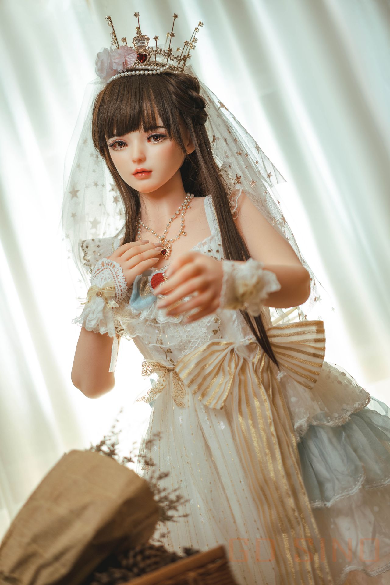 Picture of GD Sino Doll 156cm/5ft1 C-cup Silicone Sex Doll – Luozi (Little princess)