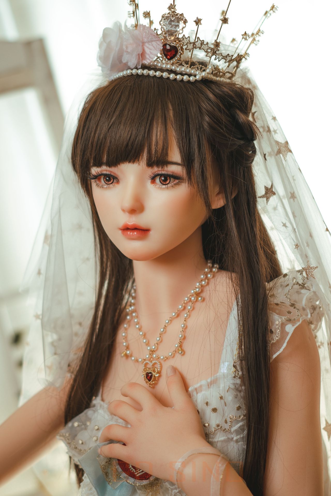 Picture of GD Sino 156cm/5ft1 C-cup Silicone Sex Doll – Luozi (Little princess)