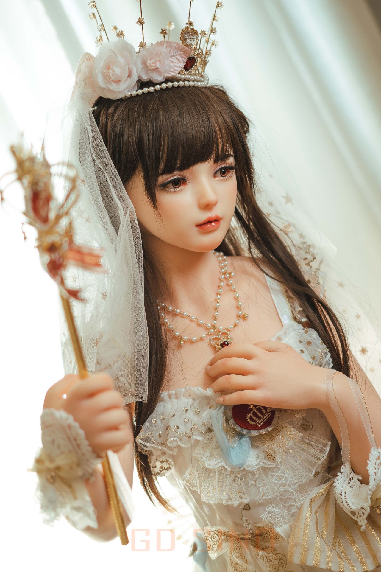 Picture of GD Sino Doll 156cm/5ft1 C-cup Silicone Sex Doll – Luozi (Little princess)