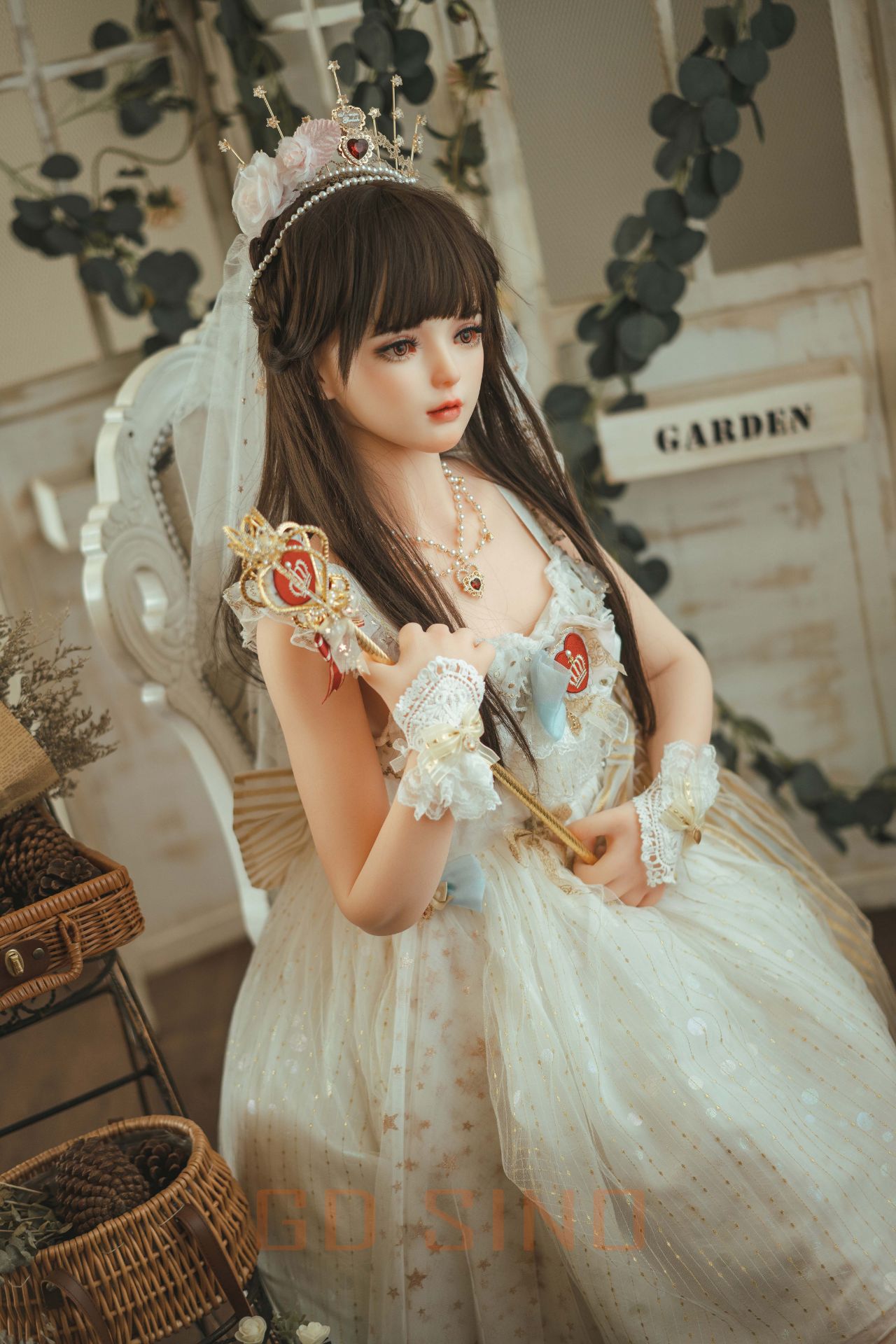 Picture of GD Sino Doll 156cm/5ft1 C-cup Silicone Sex Doll – Luozi (Little princess)