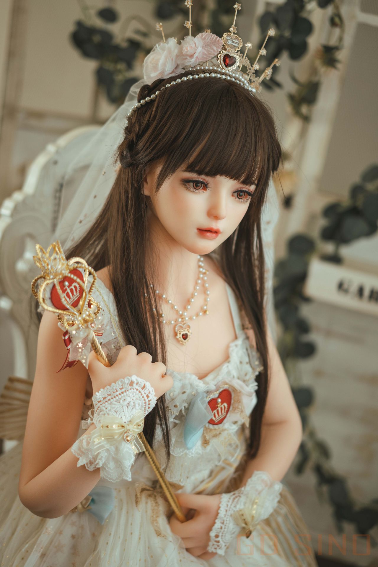 Picture of GD Sino 156cm/5ft1 C-cup Silicone Sex Doll – Luozi (Little princess)